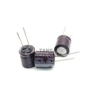 Linh kiện thụ động 1uF 4.7UF 10uF 100uF 470uF 3300UF 4700uF 16V 25V 50V khác nhau đi qua tụ điện điện phân nhúng - Product Image 4