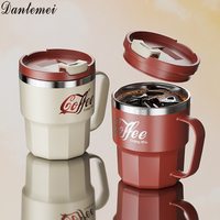 Fabricant Vente en gros Tasse pour boisson froide Tasse à café en acier inoxydable 304 à double paroi avec couvercle