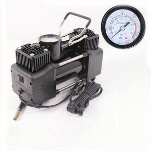 Compresseur d'air numérique double cylindre ABS gonflable 12V en métal pour voiture haute pression - Product Image 1