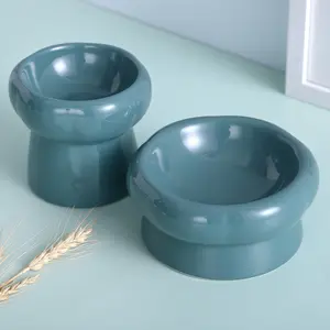 Керамическая миска в форме лепестков, дорожная кормушка для домашних животных, керамические миски для кошек и собак