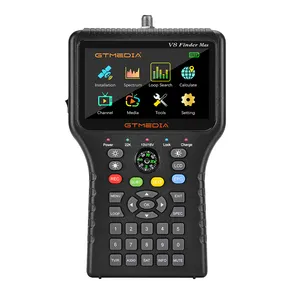 GTMedia-Localizador satélite V8 Finder Max, localizador satélite portátil IKS 8bit, H.265, Starfinders, herramienta satelital DVB S2X