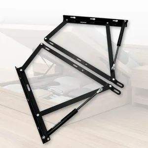 XD410 China Manufacturer Ottoman Furniture Frame Soft Close Hydraulic Gas Spring Storage Bed Lift Hinge Mechanisms