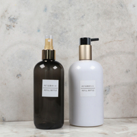 Botellas de Champú Personalizadas de Plástico PET en Dorado, Negro y Ámbar de 50ml, 100ml, 120ml, 250ml, 350ml y 500ml, Envase para Aceite Capilar con Bomba Dosificadora