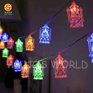 Vente en gros Ramadan <span class=keywords><strong>pas</strong></span> <span class=keywords><strong>cher</strong></span> intérieur étoile lune lumière LED piqûre fée Ramadan lumières pour la maison décoration de <span class=keywords><strong>vacances</strong></span> éclairage ornements - Product Image 6