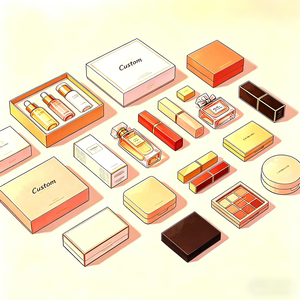 Personalized Custom Beauty Products Paper Packaging <b>Box</b> Solution for Cosmetics Perfume <b>Makeup</b> Skincare Lipstick Gift - Product Image 1