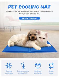 Cool Pet Pad Cooling <b>Mat</b> Suitable for Dogs and <b>Cats</b> Suitable for All Types of Pets Washable and Portable Keep Your Pet Cool - Product Image 6