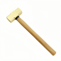 Martillo de Latón de 0.5p de Primera Calidad, Fabricado con Precisión, Sin Chispas, para Afinar Piezas Mecánicas, Instalar Herrajes