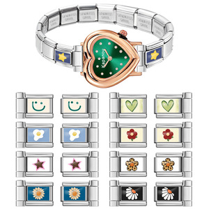 Reloj Kapanou con Forma de Corazón, Brazalete Dorado y Dijes Intercambiables para Mujer, Accesorios de Moda - Product Image 2