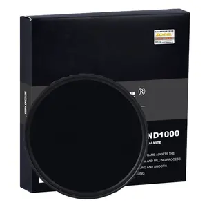 Zomei lente de filtro de vidro óptico, 67mm, 10 paradas, filtro nd1000, acessórios para câmera dslr