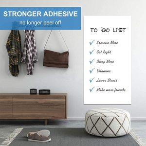 Pizarra Blanca Adhesiva de Pared, sin Marco, Tamaño Personalizable, Certificación TUV, Rollo de Pizarra Blanca para Planificación de Reuniones de Oficina, Mensual - Product Image 6