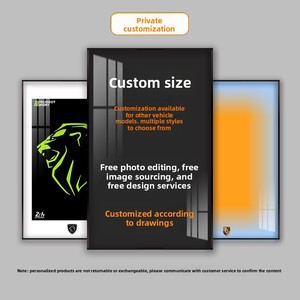 Compatible avec les modèles de voitures de course McLaren F1, cadre photo en plastique ABS, fixation murale pour 911, Bugatti, Lamborghini, Land Rover - Product Image 6