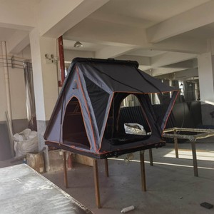 Carpa de Techo para Auto, Tipo A, de Aleación de Aluminio, Carcasa Rígida, Plegable, para las Cuatro Estaciones, de Una Habitación, Tela Oxford, Resistente al Viento, Impermeable y a los Rayos UV - Product Image 2