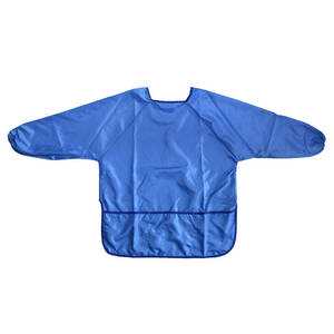 Hot Sale <b>Kids</b> Smock Waterproof <b>Kid</b> Apron for Art <b>Painting</b> Drawing Pink Nylon or PVC Apron Custom Print Logo <b>Kids</b> Sleeve Smock - Product Image 1