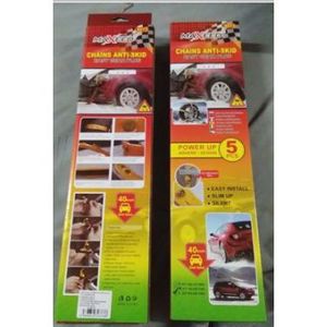 Chaînes antidérapantes taille M 5 pièces pour pneus de voiture usage hivernal - Product Image 1
