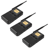 Transmitter Headset Silent Disco UHF 2500mah Dengan Bluetooth HT003 Transmitter Genggam dengan Layar LCD