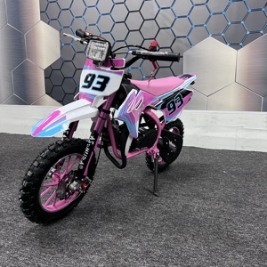Motocyclette miniature à essence 49cc 2 temps pour enfants, démarrage électrique - Product Image 4