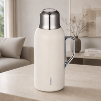 PINKAH NOUVEAU 1200ML 40OZ Carafe isotherme en acier inoxydable à double paroi anti-fuite avec infuseur 24h