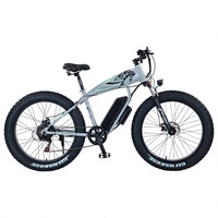 Vélo de montagne électrique 48V, 26 x 4,0 pouces, batterie lithium, moteur roue arrière, frein à disque, pour adultes