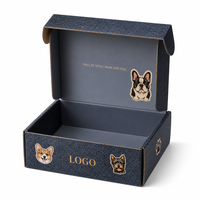 Boîte en carton ondulé kraft personnalisée pour l'emballage de jouets et de cadeaux, écologique, recyclable, pliable, boîte d'expédition en forme d'avion, avec logo