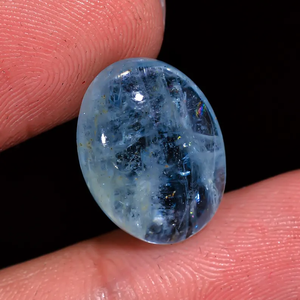 Cabochons ovales en vrac aigue-marine de qualité supérieure cristaux de guérison naturels polis pour la fabrication de bijoux prix de gros - Product Image 5