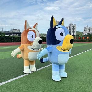 Costume de mascotte chien bleu gonflable pour Halloween, style humain, pour fêtes en extérieur, cosplay <span class=keywords><strong>Bingo</strong></span>, événements et spectacles de dessins animés et d'<span class=keywords><strong>anime</strong></span> - Product Image 6