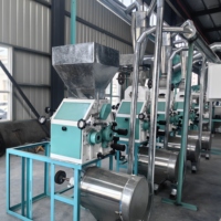 Machine à moudre la farine de maïs à haute efficacité avec système de dépoussiérage