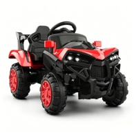 Voiture électrique tout-terrain pour enfants, jouet en plastique surdimensionné à 4 roues, alimentée par batterie, télécommande, pour les enfants de 1 à 8 ans