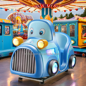 Manège à Bascule Amusant, Voitures à Bascule Ludiques, Machine d'Arcade à Monnayeur pour Enfants EL-PV4217 - Product Image 1