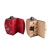 Boîte cadeau de luxe personnalisée et réutilisable pour gâteaux de lune, avec emballage rigide en papier et insert de plateau, idéale pour les desserts et bonbons de festival
