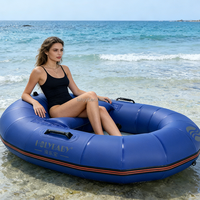 Hailebao Bateaux Gonflables Portables Faciles à Ranger, Kayak Escargot Confortable en PVC, Léger, pour la Pêche et les Activités Aquatiques