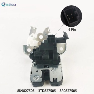 Conjunto de cerradura de puerta de tapa de <span class=keywords><strong>maletero</strong></span> de coche para <span class=keywords><strong>AUDI</strong></span> Skoda actuador de pestillo de bloqueo inferior de puerta trasera 8K9827505 3TD827505 8R0827505 - Product Image 6