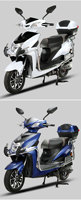 AIMANDI Moto Scooter Électrique Tout-Terrain Rétro Haute Puissance Taille Pleine pour Adultes 72V 40-60km/h