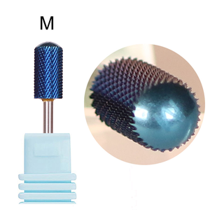 Brocas de <span class=keywords><strong>Uñas</strong></span> Redondas de 3/32" de Diámetro, Color Azul, Fáciles y Seguras de Usar para Gel Duro, Acrílico en <span class=keywords><strong>Polvo</strong></span>, Máquina Dremel - Product Image 1