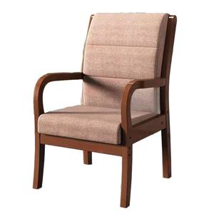 Silla de Oficina de Madera Maciza con Reposabrazos, Diseño Ergonómico y Cómodo para el Hogar, Estudio o Dormitorio - Product Image 5