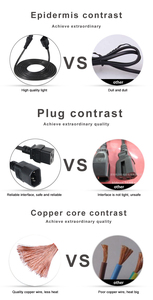 Cable de montaje en Panel IEC C14 AC VDE, enchufe hembra C19, cable de alimentación para servidores, PDU, unidades de distribución de energía, 3x0, 75mm ², 2 uds. - Product Image 5