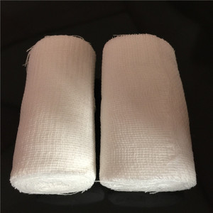 Rollo de gasa médica no estéril, 8x600 cm, color blanco, para vendaje de heridas, para uso en primeros auxilios de emergencia al aire libre - Product Image 1