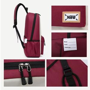 Waterproof Oxford Lightweight Ergonomic School Bag Large Capacity Travel Backpack OEM Custom Logo Low MOQ Fast Shipping - Product Image 3