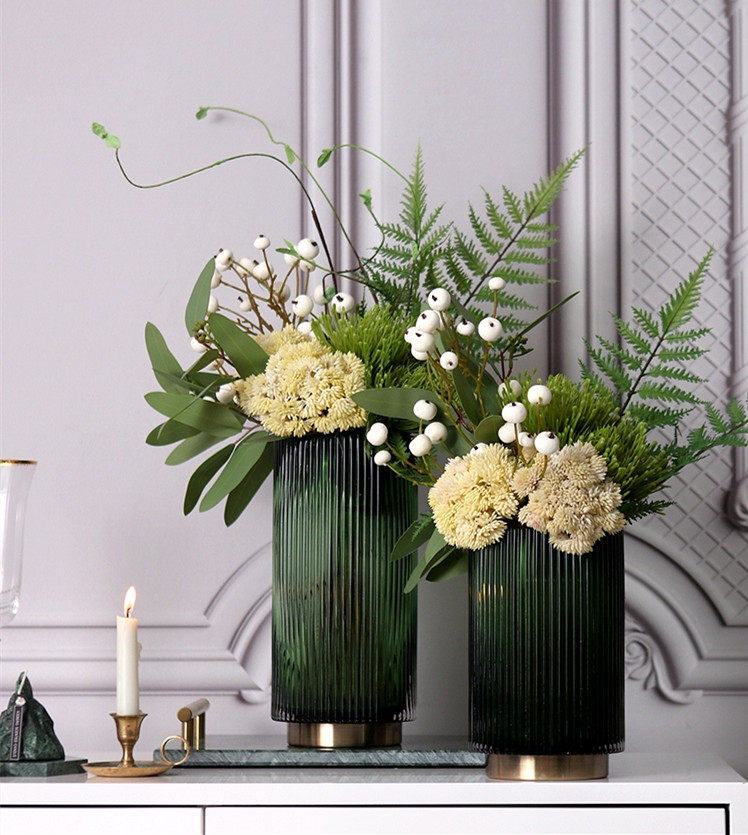 Factory Produced Wholesale Home Decor Glass Flower Vase