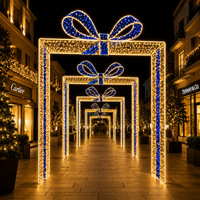 Guirlande lumineuse LED étanche IP65 certifiée CE GS TUV pour extérieur, motif tunnel arche, facile à installer pour la décoration de centres commerciaux