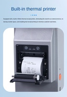 Balance numérique avec caisse enregistreuse, système POS, écran tactile 15,6 pouces, balance électronique tout-en-un, imprimante thermique intégrée 58 mm