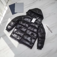 Veste en duvet pour homme personnalisable avec logo brodé, design de luxe léger, veste en duvet et vêtements d'extérieur