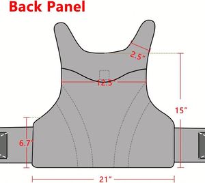Gilet tactique et sac à dos d'usine avec doublure en polyester, ceinture à coussin d'air imperméable, fermeture éclair – Design unisexe tendance pour l'extérieur - Product Image 6
