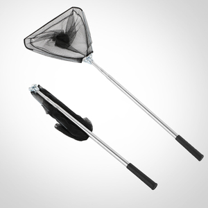 180cm 210cm 250cm 300cm Aluminum Fishing Landing <strong>Net</strong> Foldable Fish <strong>Net</strong> With Telescoping Pole Handle - Product Image 1