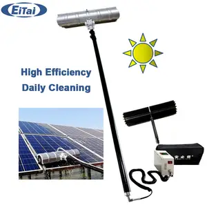 EITAI Kit Daily Cleaning 3.6M 5.4M 7.2M 10M Solar Panels Wet Dry Cleaning Machine With Rechargeable Battery