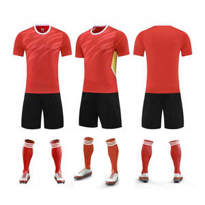 カスタムメンズサッカーユニフォームプレミアムスポーツウェアサッカーシャツサッカージャージー名前ロゴ印刷ショートトップ - Product Image 2