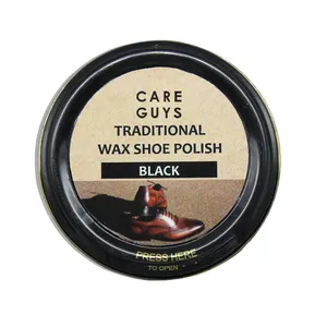 Direct factory since 1982 Shoe Polish Wax- Shine and Protect high quality press tin can black neutral