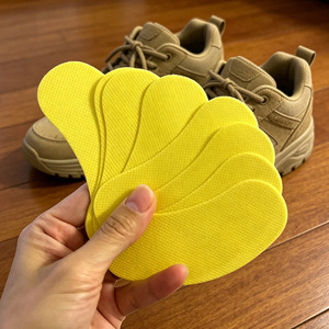 Disposable Shoe Deodorizing Patches Yellow 10 Sheets Anti Odor Fragrance Insoles For Foot Sweat Absorption Basketball Shoes - Product Image 1
