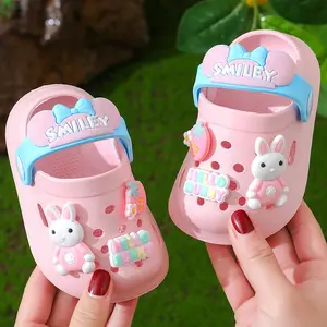 Cartoon beach anti slip EVA kids garden clogs slippers sandals children's baby kid's clogs shoes