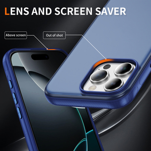 <span class=keywords><strong>Funda</strong></span> de teléfono mate para <span class=keywords><strong>iPhone</strong></span> 16 Pro Max 14 15 <span class=keywords><strong>13</strong></span> 12 <span class=keywords><strong>Mini</strong></span> <span class=keywords><strong>funda</strong></span> de lujo suave TPU duro PC a prueba de golpes para <span class=keywords><strong>iPhone</strong></span> 16E 17 Air 17Plus - Product Image 4