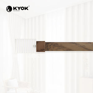 Barra de Cortina de Aleación de Aluminio Negra KYOK, Estilo Moderno, Venta al por Mayor para Proyectos Hoteleros, Oficina, Cocina, Dormitorio - Product Image 5